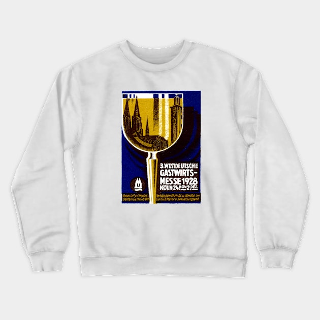 1928 Cologne Germany Exposition Crewneck Sweatshirt by historicimage